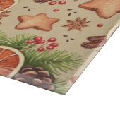 Holiday Spice Glass Cutting Board Schneidebrett (Ecke)