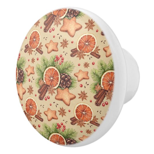 Holiday Spice Knob Keramikknauf (Rechts)