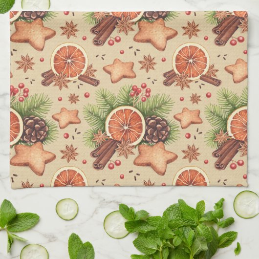 Holiday Spice Küchentuch (Gefaltet)