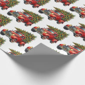 Holiday Spirit Art Art Geschenkpapier (Ecke)