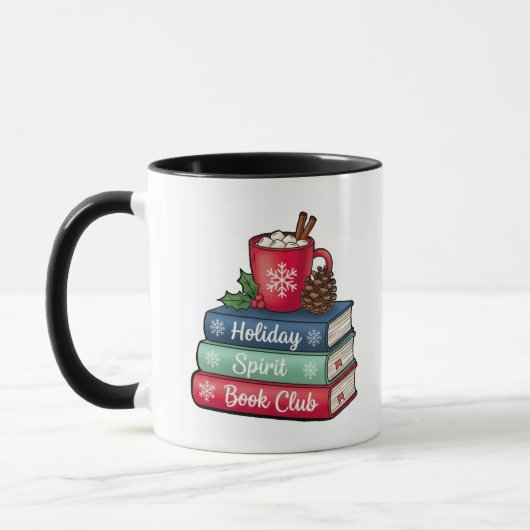 Holiday Spirit Book Club Mug | BLACK Tasse (Links)