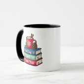 Holiday Spirit Book Club Mug | BLACK Tasse (Vorderseite Links)