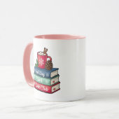 Holiday Spirit Book Club Mug | Pink Tasse (Vorderseite Links)