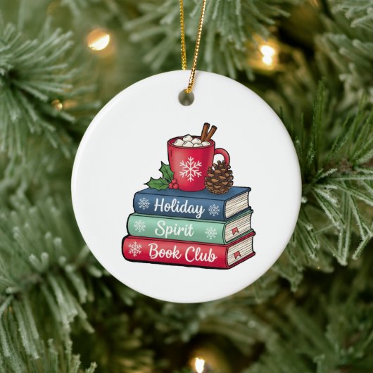 Holiday Spirit Book Club Ornament | Book Lovers (Baum)