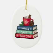 Holiday Spirit Book Club Ornament | Book Lovers (Vorne)