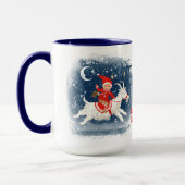 Holiday spirit fun goat ride in the snow tasse (Links)