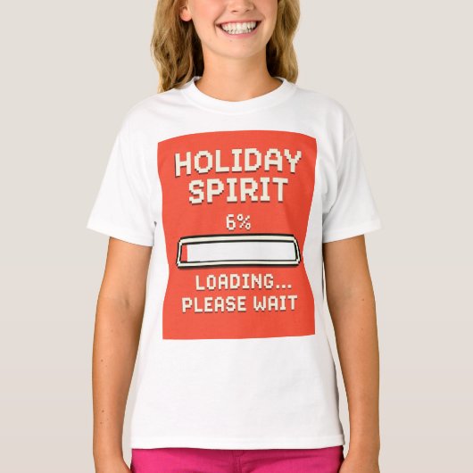 Holiday Spirit Loading Bar T-Shirt (Vorderseite)