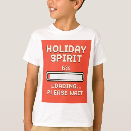 Holiday Spirit Loading Bar T-Shirt (Vorderseite)