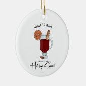 Holiday Spirit Mulled Weinkultur und Erde Keramik Ornament (Rechts)