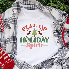 Holiday Spirit Retro Groovy Weihnachtsfeiertage Tri-Blend Shirt