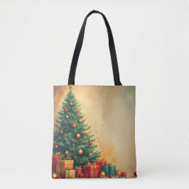 Holiday Spirit Watercolor Tasche