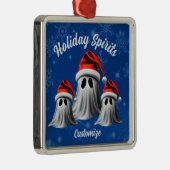 Holiday Spirits Blue Ornament Aus Metall (Rechts)