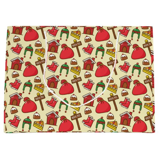 Holiday Splendor Große Geschenktüte (Vorderseite)