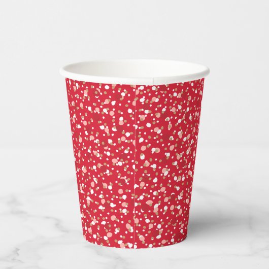 Holiday Sprinkles Red Paper Cup Pappbecher (Rechts)