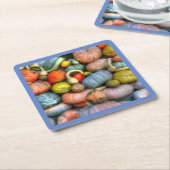 HOLIDAY SQUASH FARBBIGE SQUARE PAPIERE UNTERSETZER (angewinkelt)