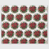 Holiday Stached Glass Designs Geschenkpapier (Flach)