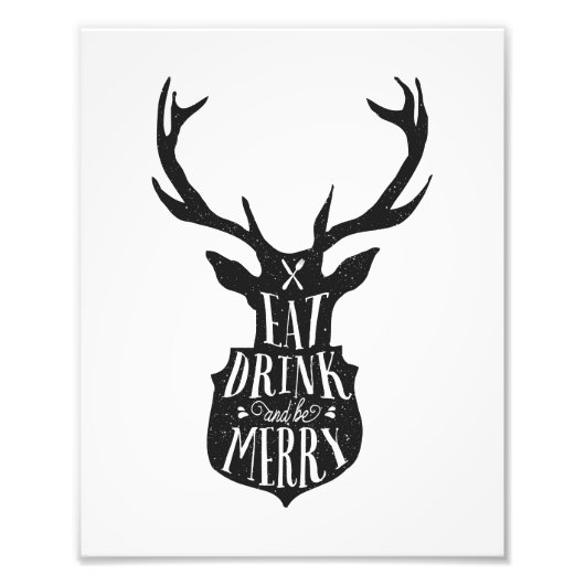 Holiday Stag | Holiday Art Print Fotodruck (Vorne)