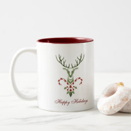 Holiday Stag Mug Zweifarbige Tasse