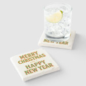 Holiday Steinuntersetzer (Seitenansicht)