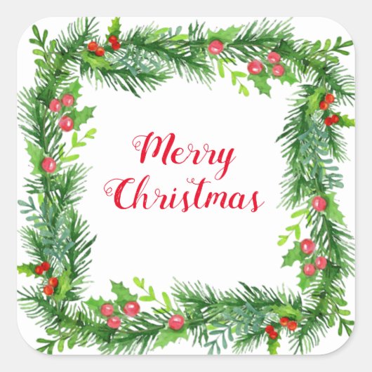 Holiday Stickers Garland (Vorderseite)