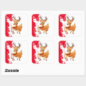 Holiday Stickers Rudolph (Blatt)