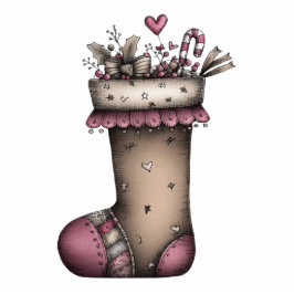 Holiday Stocking Surprise Freistehende Fotoskulptur