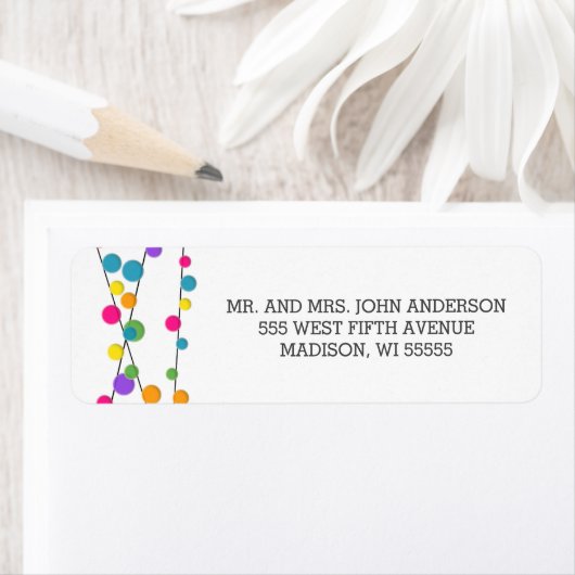 Holiday String Lights Merry Bright Labels (Insitu)