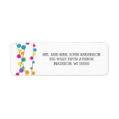 Holiday String Lights Merry Bright Labels (Vorne)