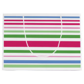 Holiday Strip Große Geschenktasche Geschenktüte (Vorderseite)