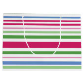 Holiday Strip Große Geschenktasche Geschenktüte (Rückseite)