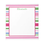 Holiday Strip Notepad Notizblock (Vorderseite)