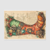 Holiday Strumpf Steampunk Vibe BL5 Decoupage Seidenpapier (Vorderseite)