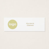 Holiday Study Earring Display Card (Rückseite)