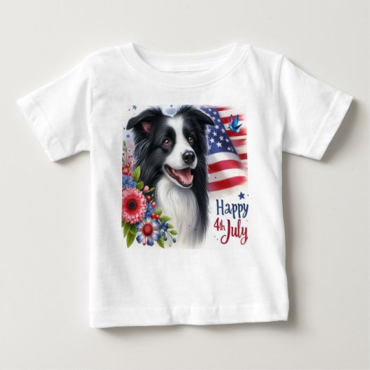 Holiday Style 4. Juli Patriotischer T - Shirt (Vorderseite)