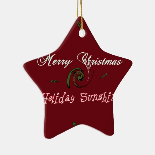 Holiday Sunshine Collection Keramikornament (Rechts)