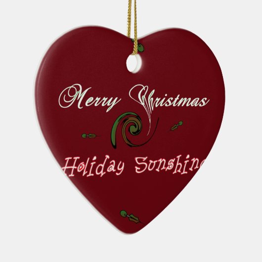 Holiday Sunshine Collection Keramikornament (Rechts)