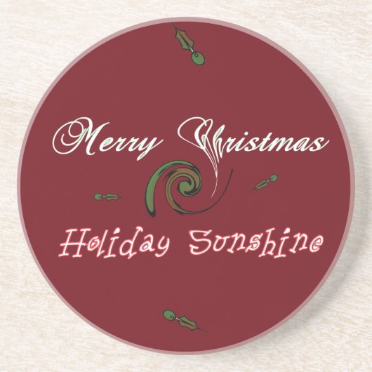 Holiday Sunshine Collection Sandstein Untersetzer (Vorne)