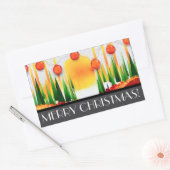 HOLIDAY SUNSHINE WITHIN THE PINES :) RECHTECKIGER AUFKLEBER (Umschlag)