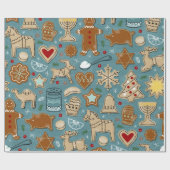Holiday Sweate Cookie Backpackpapier Geschenkpapier (Flach)