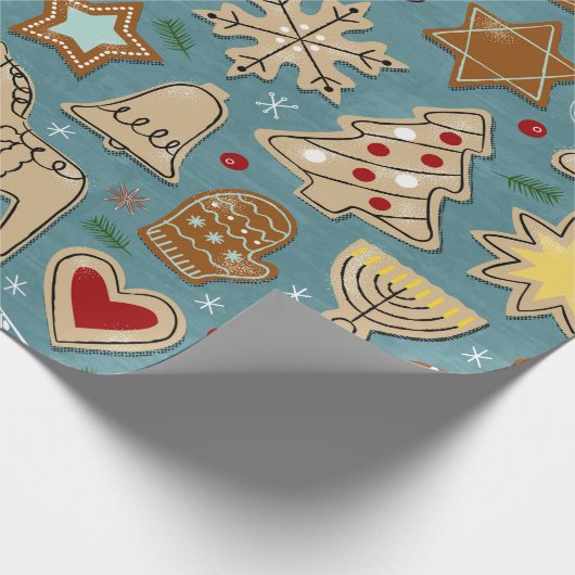 Holiday Sweate Cookie Backpackpapier Geschenkpapier (Ecke)