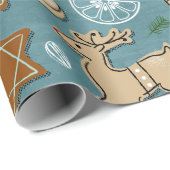 Holiday Sweate Cookie Backpackpapier Geschenkpapier (Rolleneckpunkt)