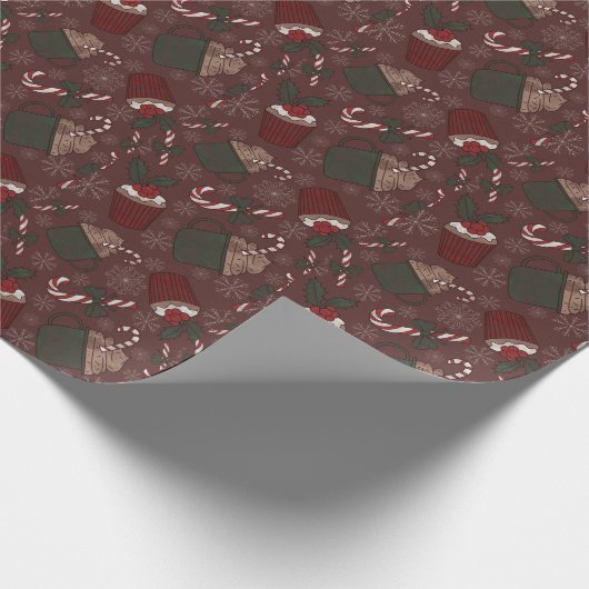 Holiday Sweet Leckereien Geschenkpapier (Ecke)