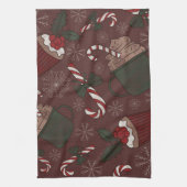 Holiday Sweet Leckereien Geschirrtuch (Vertikal)