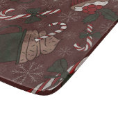 Holiday Sweet Leckereien Schneidebrett (Ecke)