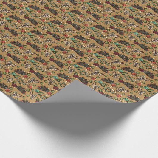 Holiday Sweets- Coco (Color) Geschenkpapier (Ecke)