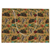 Holiday Sweets- Coco (Color) Large Gift Bag Große Geschenktüte (Rückseite)