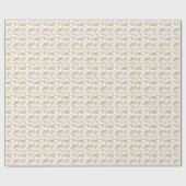 Holiday Sweets- Coco (Sheer) Wrapping Paper Geschenkpapier (Flach)