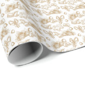 Holiday Sweets- Coco (Sheer) Wrapping Paper Geschenkpapier (Rolleneckpunkt)