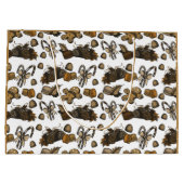 Holiday Sweets- Coco (Solid) Large Gift Bag Große Geschenktüte (Rückseite)