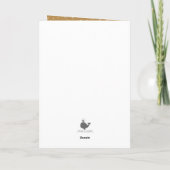 Holiday Sweets- Coco (Solid) Large Gift Bag Karte (Rückseite)